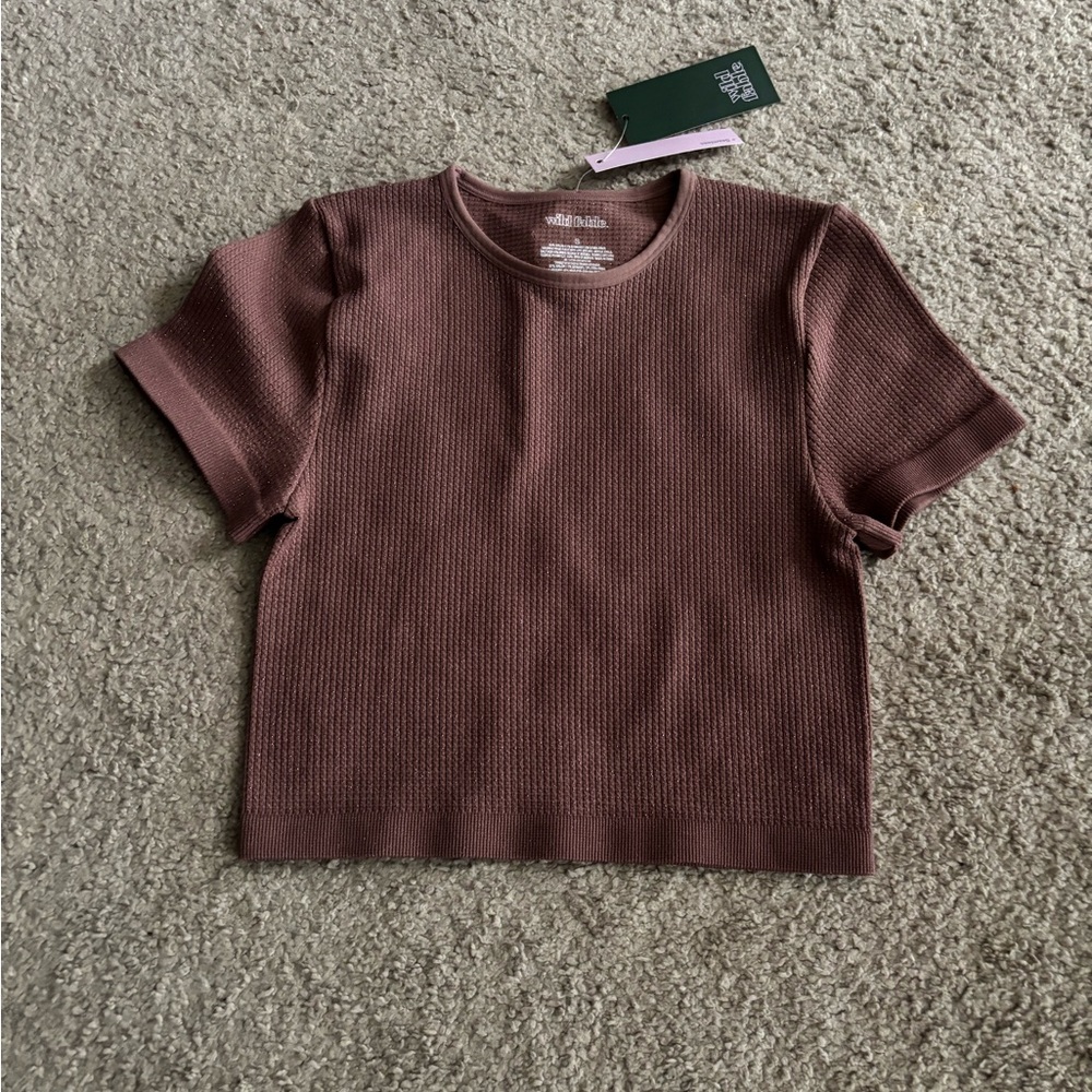 Wild Fable Mauve Crop Top